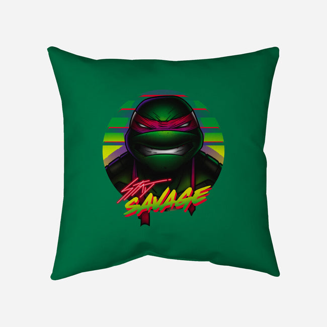 Stay Savage Turtle-None-Non-Removable Cover w Insert-Throw Pillow-Getsousa!