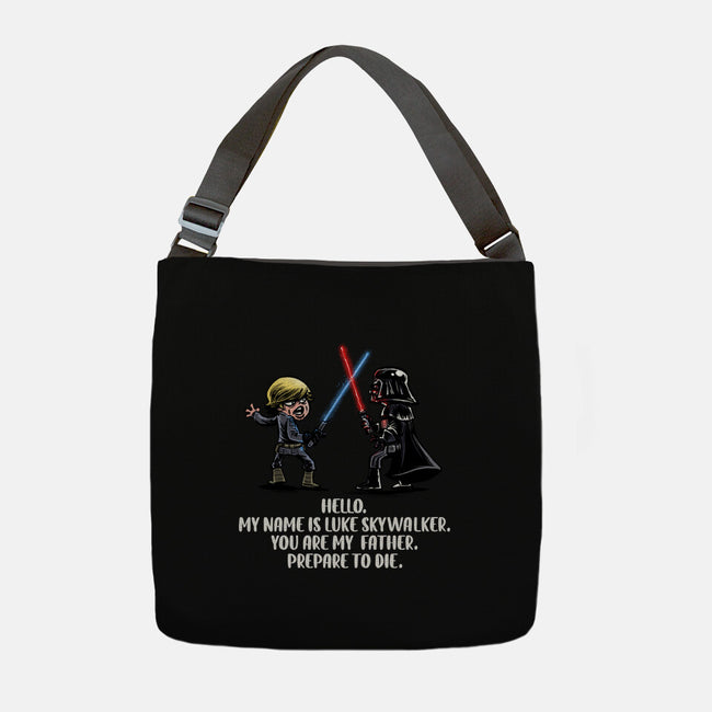 My Name Is Luke-None-Adjustable Tote-Bag-zascanauta