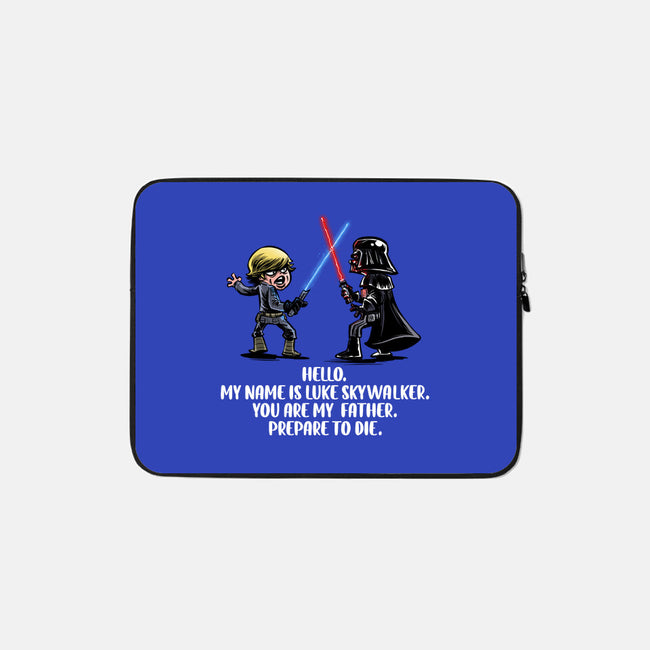 My Name Is Luke-None-Zippered-Laptop Sleeve-zascanauta