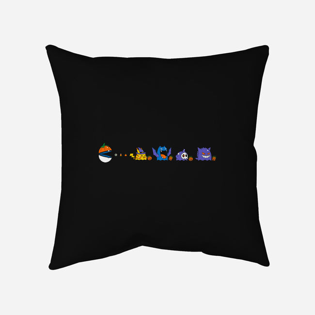 Halloween Pac-Mon Ball-None-Removable Cover w Insert-Throw Pillow-krisren28