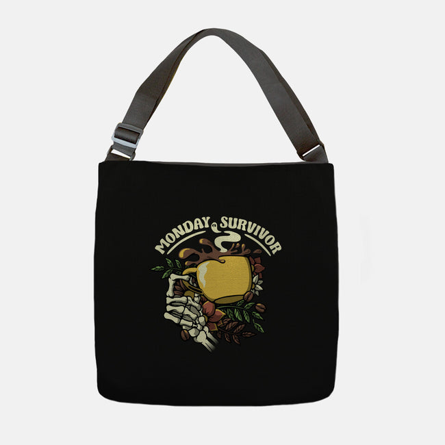 Monday Survivor-None-Adjustable Tote-Bag-tobefonseca