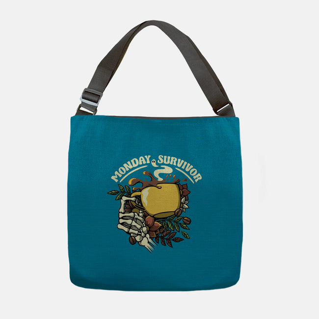 Monday Survivor-None-Adjustable Tote-Bag-tobefonseca