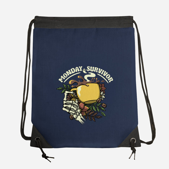 Monday Survivor-None-Drawstring-Bag-tobefonseca