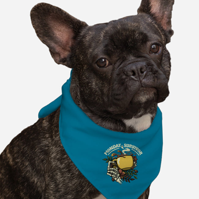 Monday Survivor-Dog-Bandana-Pet Collar-tobefonseca