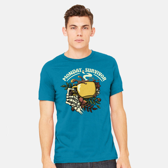 Monday Survivor-Mens-Heavyweight-Tee-tobefonseca