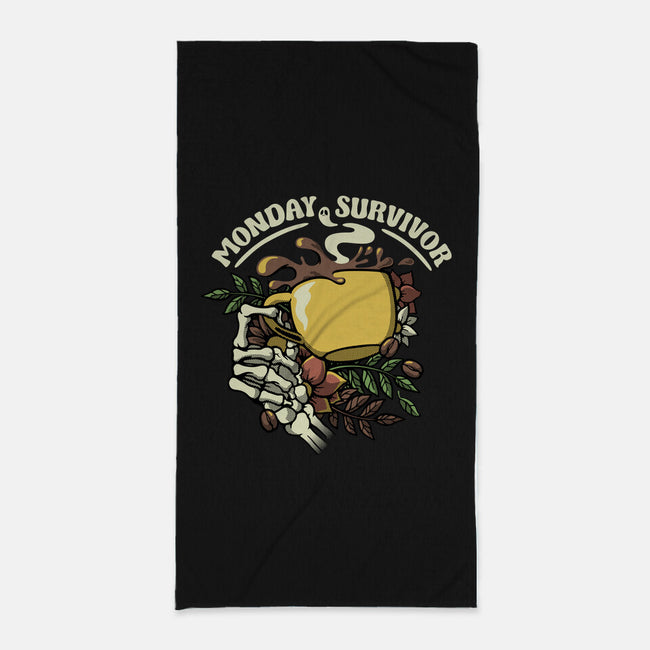 Monday Survivor-None-Beach-Towel-tobefonseca