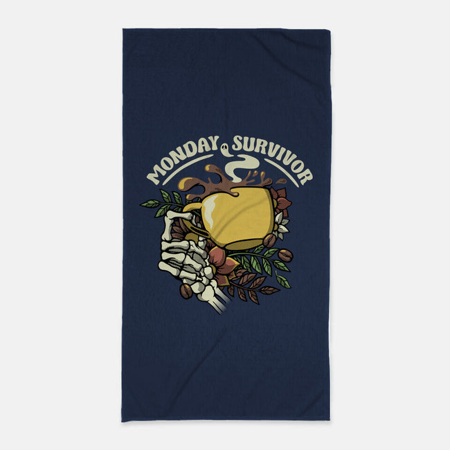 Monday Survivor-None-Beach-Towel-tobefonseca