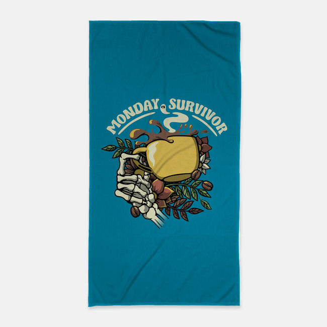 Monday Survivor-None-Beach-Towel-tobefonseca