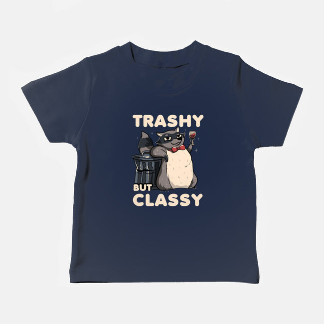 Trashy But Classy-Baby-Basic-Tee-tobefonseca