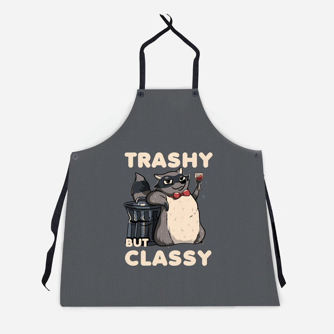 Trashy But Classy-Unisex-Kitchen-Apron-tobefonseca