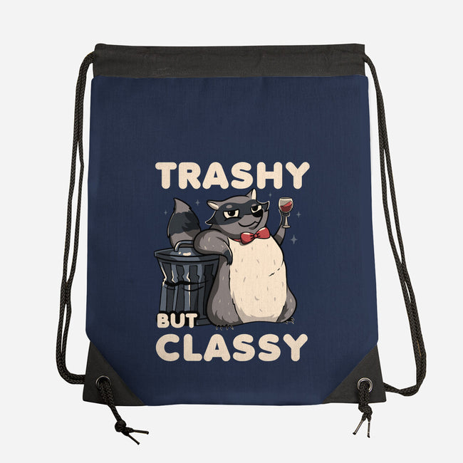 Trashy But Classy-None-Drawstring-Bag-tobefonseca