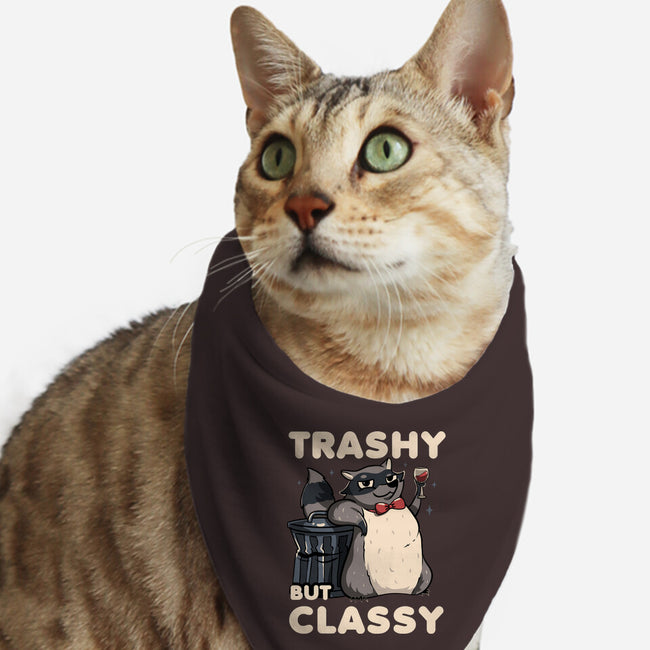 Trashy But Classy-Cat-Bandana-Pet Collar-tobefonseca