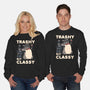 Trashy But Classy-Unisex-Crew Neck-Sweatshirt-tobefonseca