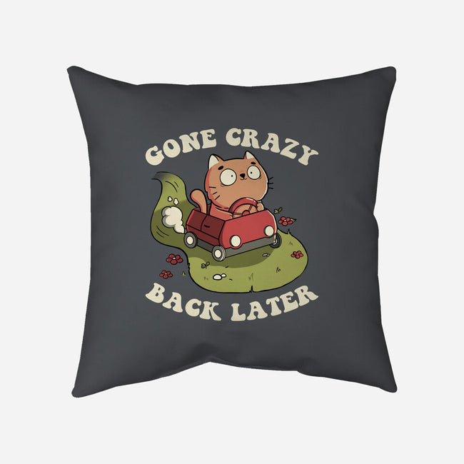 Cute Kitten Gone Crazy-None-Removable Cover-Throw Pillow-tobefonseca