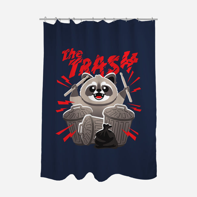 The Trash-None-Polyester-Shower Curtain-NemiMakeit