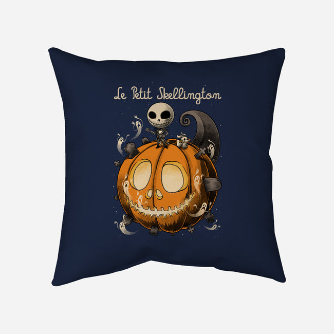 Le Petit Skellington-None-Removable Cover-Throw Pillow-Studio Mootant