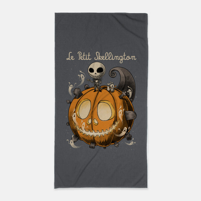 Le Petit Skellington-None-Beach-Towel-Studio Mootant