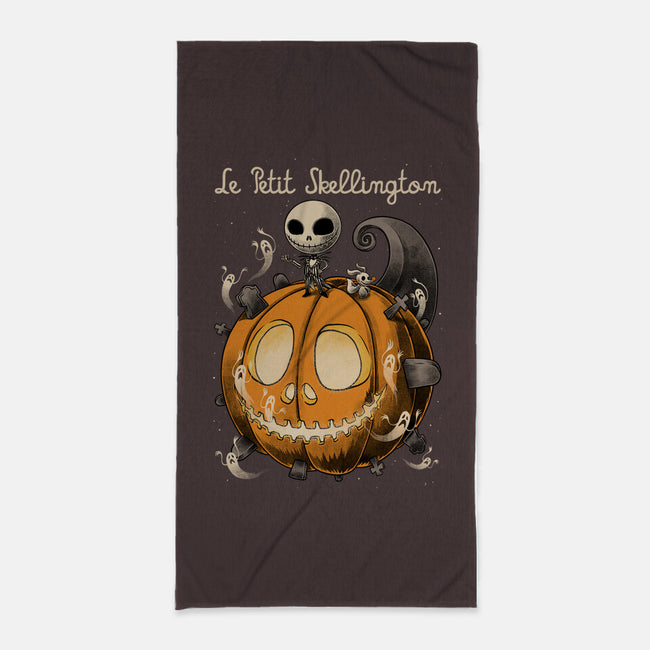 Le Petit Skellington-None-Beach-Towel-Studio Mootant