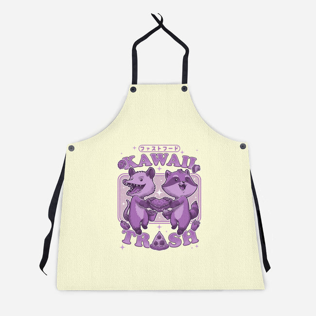 Fastfood Trash Animals-Unisex-Kitchen-Apron-Studio Mootant