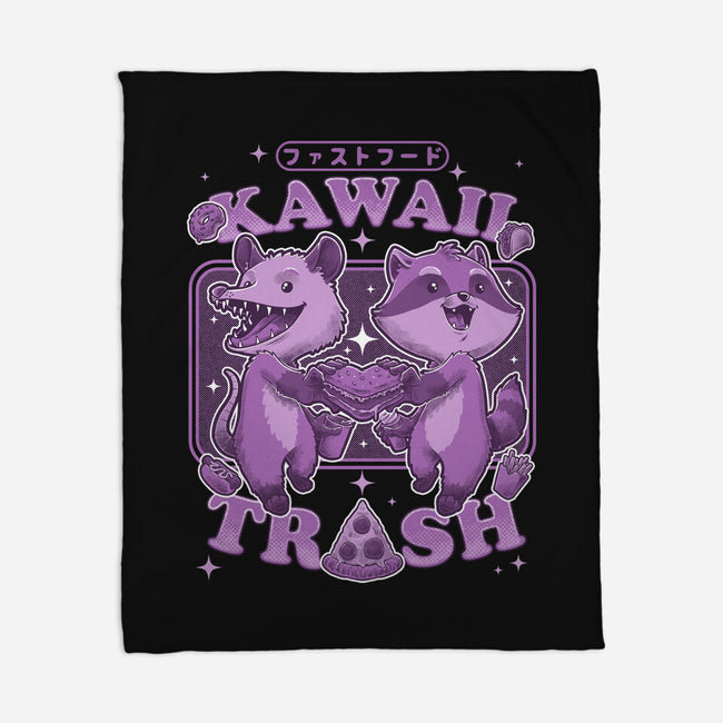 Fastfood Trash Animals-None-Fleece-Blanket-Studio Mootant