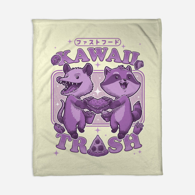 Fastfood Trash Animals-None-Fleece-Blanket-Studio Mootant