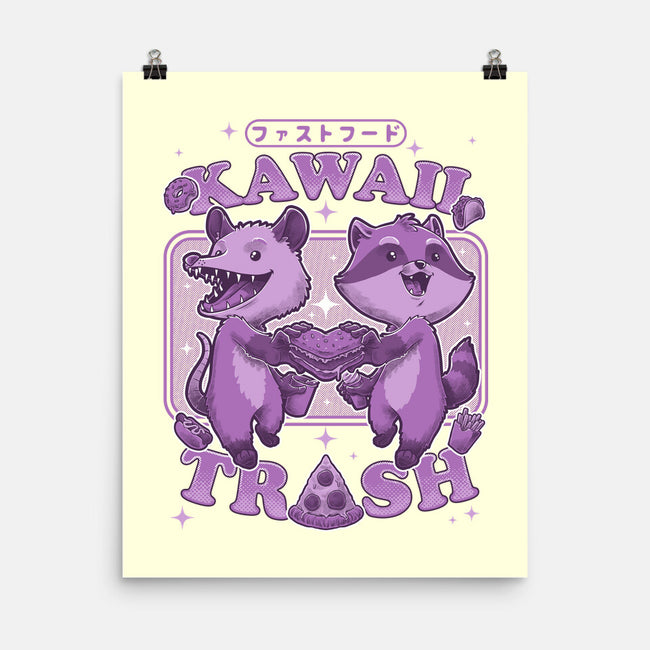 Fastfood Trash Animals-None-Matte-Poster-Studio Mootant