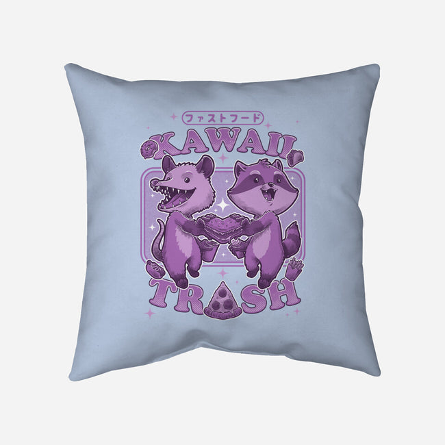 Fastfood Trash Animals-None-Non-Removable Cover w Insert-Throw Pillow-Studio Mootant