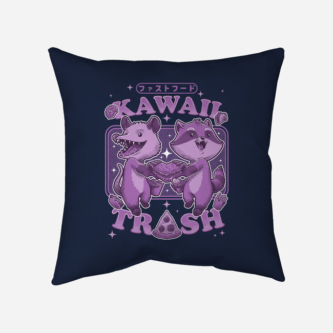 Fastfood Trash Animals-None-Non-Removable Cover w Insert-Throw Pillow-Studio Mootant