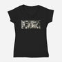 Holy Guernica-Womens-V-Neck-Tee-retrodivision