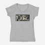 Holy Guernica-Womens-V-Neck-Tee-retrodivision