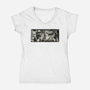 Holy Guernica-Womens-V-Neck-Tee-retrodivision