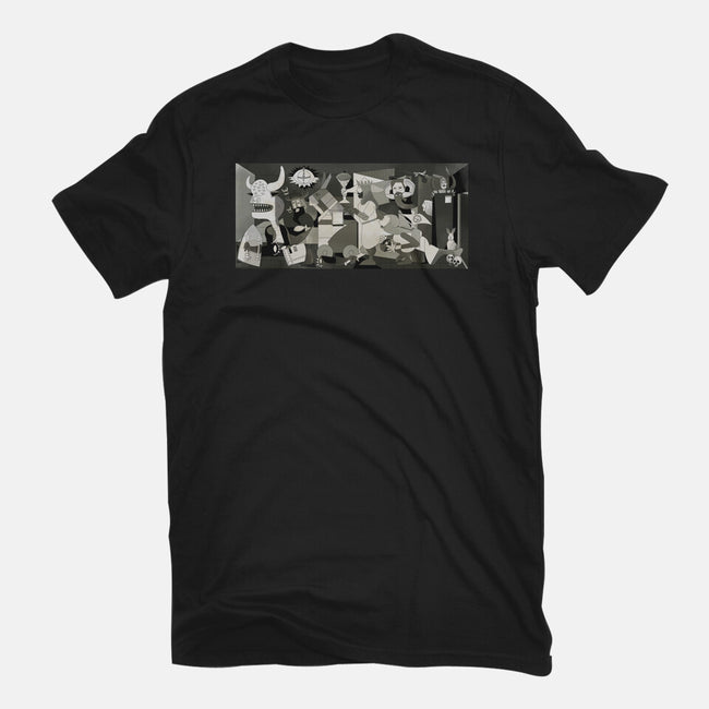 Holy Guernica-Unisex-Basic-Tee-retrodivision