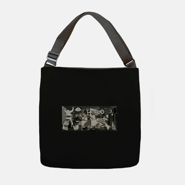 Holy Guernica-None-Adjustable Tote-Bag-retrodivision