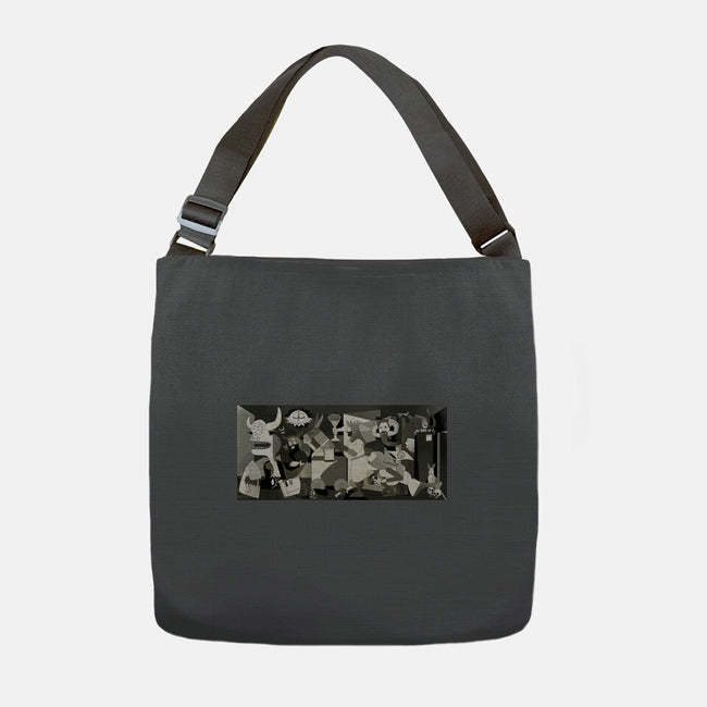 Holy Guernica-None-Adjustable Tote-Bag-retrodivision