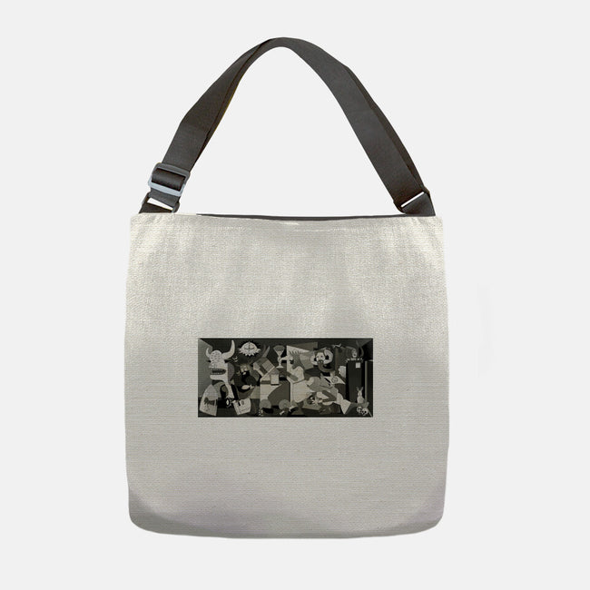 Holy Guernica-None-Adjustable Tote-Bag-retrodivision