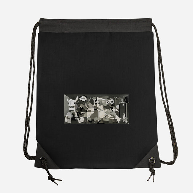 Holy Guernica-None-Drawstring-Bag-retrodivision