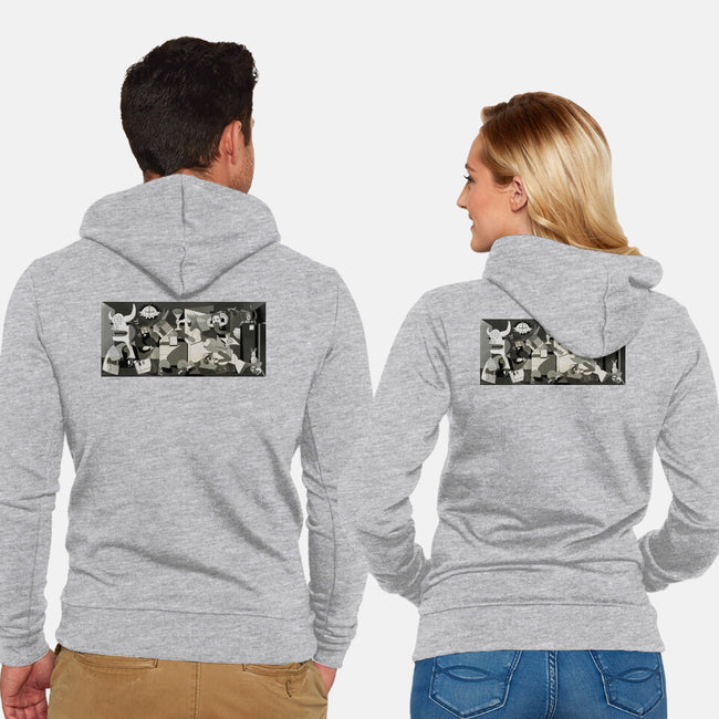 Holy Guernica-Unisex-Zip-Up-Sweatshirt-retrodivision