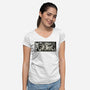 Holy Guernica-Womens-V-Neck-Tee-retrodivision