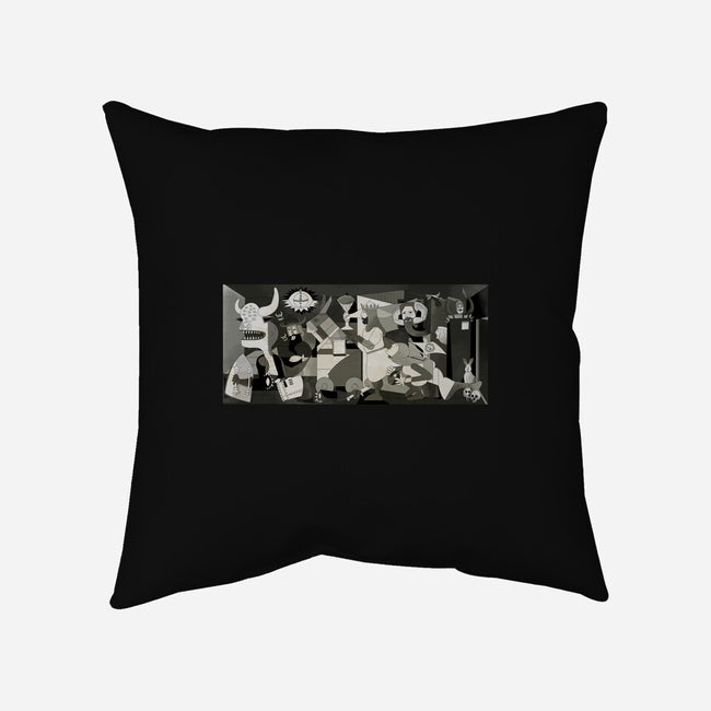 Holy Guernica-None-Removable Cover-Throw Pillow-retrodivision