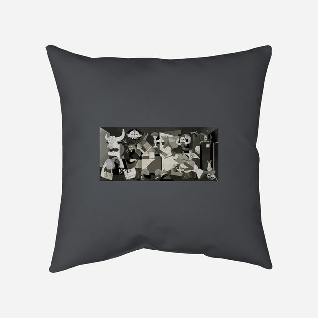 Holy Guernica-None-Removable Cover-Throw Pillow-retrodivision