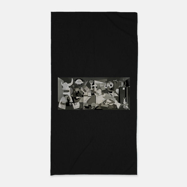 Holy Guernica-None-Beach-Towel-retrodivision