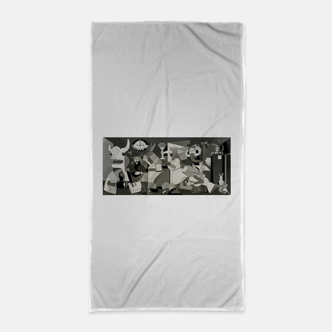 Holy Guernica-None-Beach-Towel-retrodivision