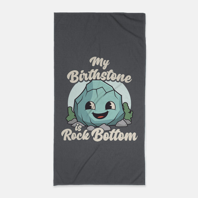 Rock Bottom-None-Beach-Towel-RoboMega