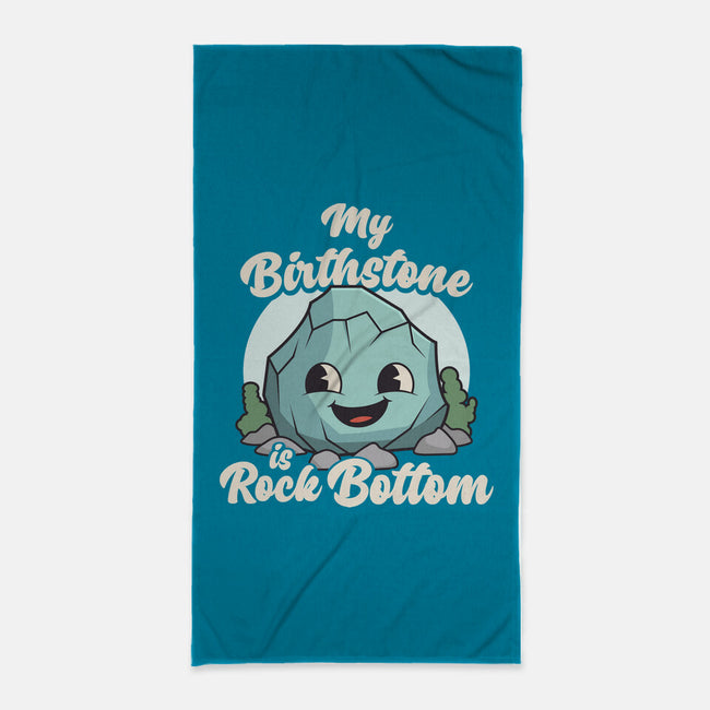 Rock Bottom-None-Beach-Towel-RoboMega