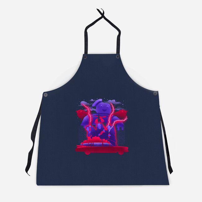 Ghostly Night-Unisex-Kitchen-Apron-sachpica