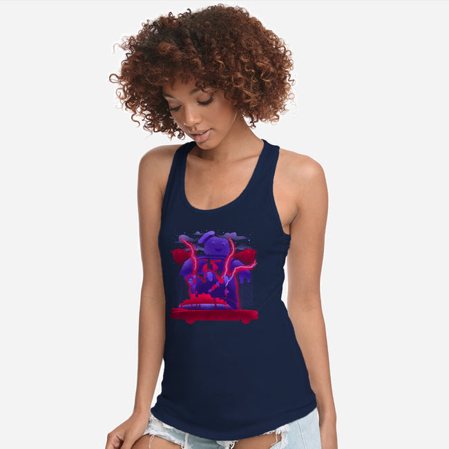 Ghostly Night-Womens-Racerback-Tank-sachpica