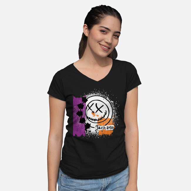 Jack 1993-Womens-V-Neck-Tee-dalethesk8er