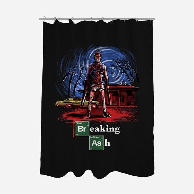Breaking Ash-None-Polyester-Shower Curtain-zascanauta