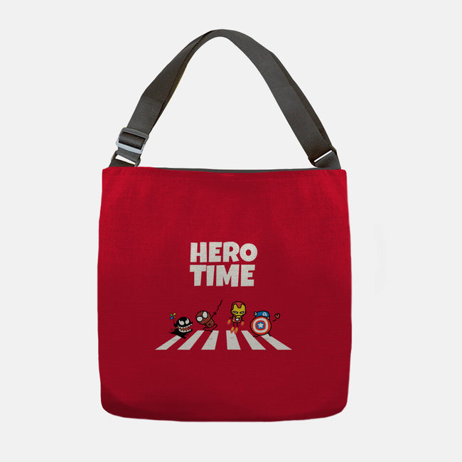 Hero Time-None-Adjustable Tote-Bag-MaxoArt