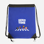 Hero Time-None-Drawstring-Bag-MaxoArt